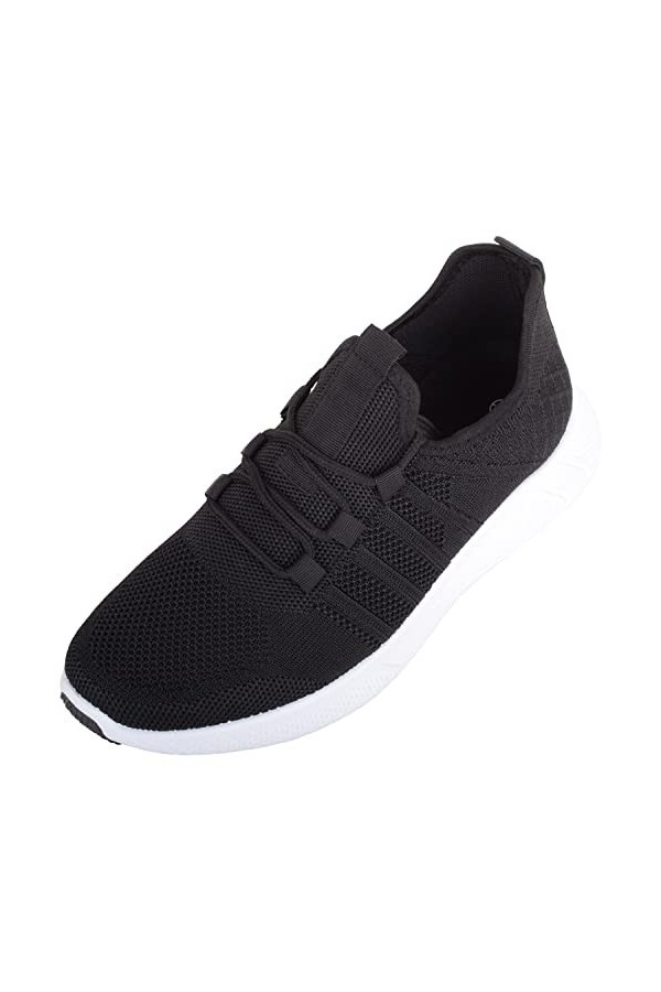 Baskets de sport légères et respirantes à lacets pour femme, blanc, 41 EU