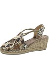 Toni Pons Femme Tania-MK Sneakers Basses, Taupe Snake, 36 EU