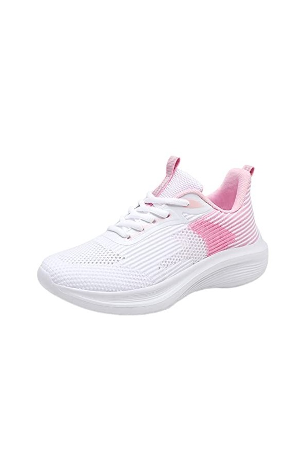 Générique Chaussures de Sport Femme Respirant Chaussures pour Dames Baskets de Mode Baskets de Course à Mailles Fines Respira