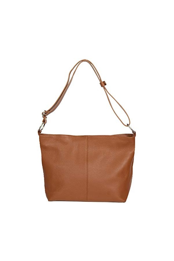 LucieElle Sac CUIR Femme Bandoulière/Sac CUIR Femme Porté Epaule/Sac CUIR Femme Bandoulière Italien/Sac à main femme CUIR Ra