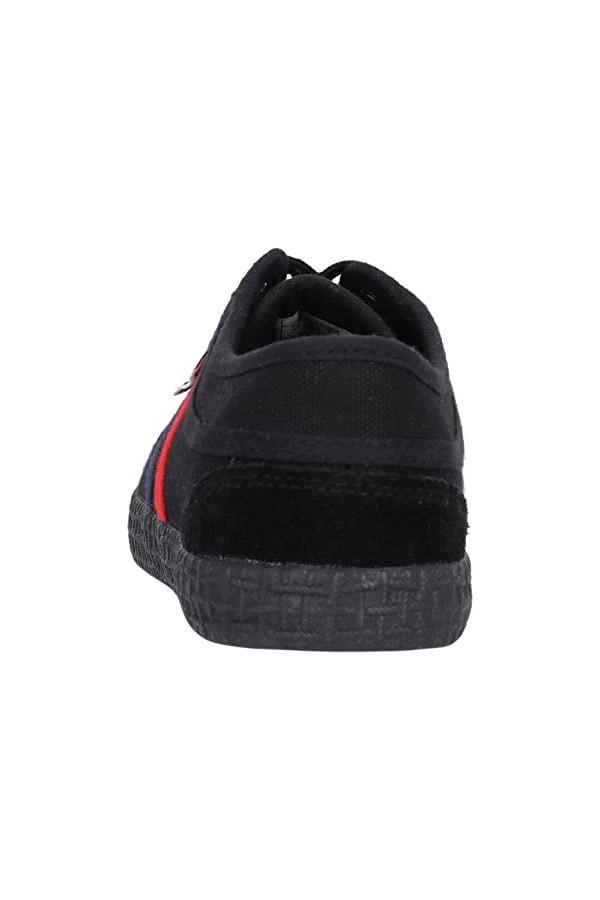 Kawasaki Mixte Chaussures en Toile rétro Basket, 1001s Black Solid, 41 EU