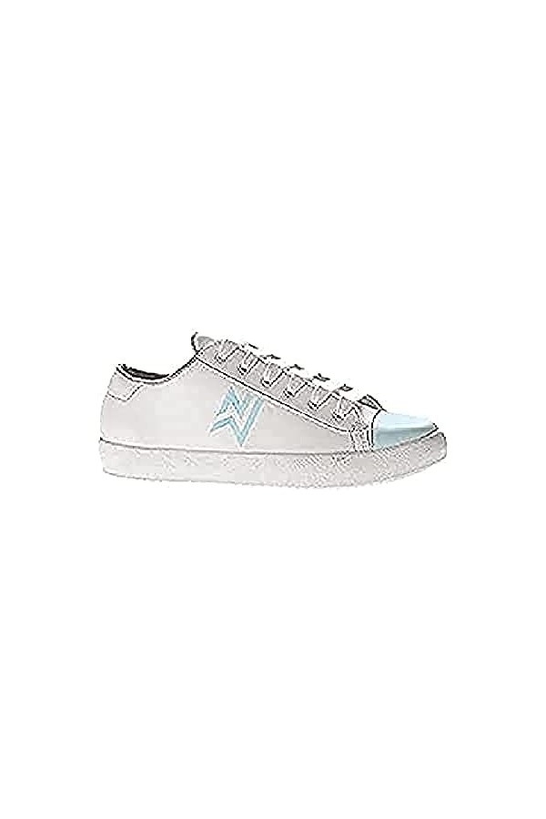 Nordways Femme Aurelia Basket, Blanc/Bleu, 39 EU Étroit