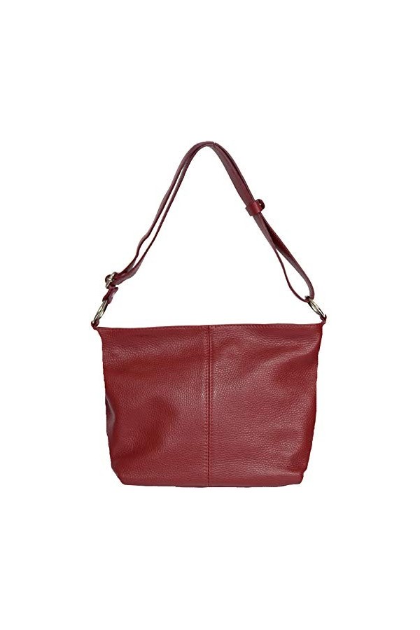 LucieElle Sac CUIR Femme Bandoulière/Sac CUIR Femme Porté Epaule/Sac CUIR Femme Bandoulière Italien/Sac à main femme CUIR Ra