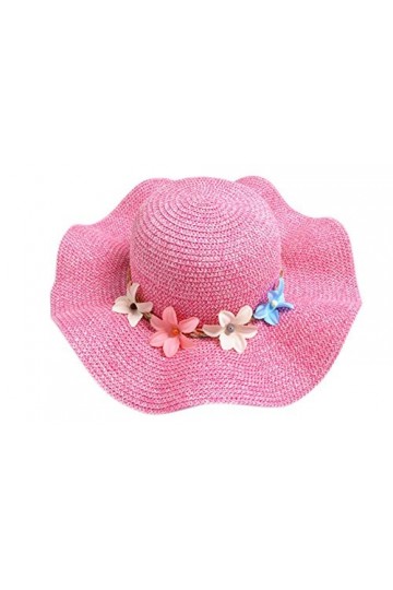 Treestar dété pliable Waves enfants Chapeaux de soleil Couleur Fleurs Décoration dôme Melon enfants extérieur Bord de mer Pl