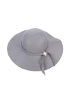 IBLUELOVER Chapeau Hiver Capeline Femme Chaud Chapeau de Melon Bassin Casquette en Feutre Laine Vintage Jazz Hat Respirant Pl