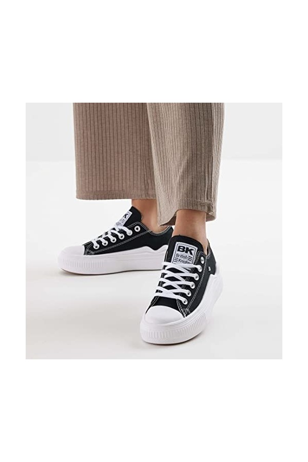 British Knights Femme Kaya Flow Low Basket, Noir, 37 EU