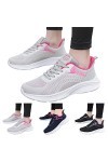 Chaussures de Sport Femme Respirant Femmes Baskets Mode été Nouveau Motif Maille Respirant Confortable antidérapant à Lacets 