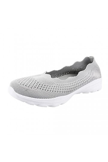 Allbestop Chaussures de Sécurité Chaussures De Sport Running,Chaussures De Sécurité Homme Basket Femme Mode Sneaker White Cha
