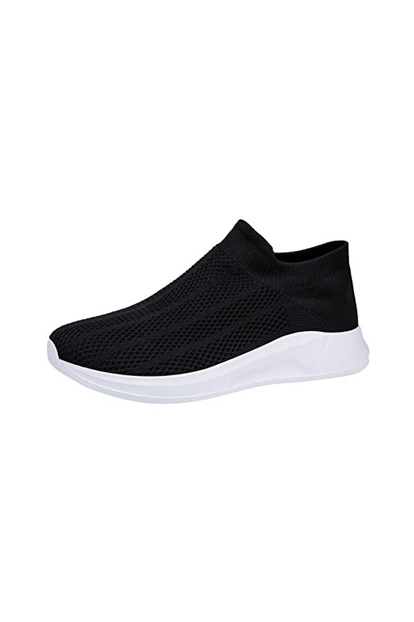 Baskets Mode Femme Sneakers Légère Running Sport Compétition Entraînement Outdoor Fashion Casual Mode LéOpard Ete Baskets Bas