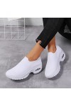 Chaussures Baskets Mode Femmes Baskets Confort Femmes Chaussures décontractées Femmes Gris Couleur Chaussures de Marche Dame 
