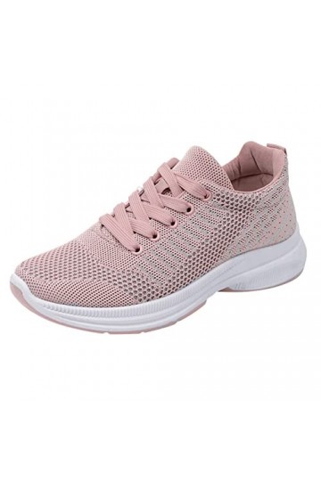 Baskets Mode Air Femmes semelle épaisse baskets talon compensé respirant chaussures décontractées mode semelle souple chaussu