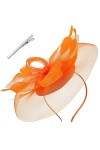 ABOOFAN Chapeau bibi pour femme - Accessoire de mariage, cocktail, Halloween - Noir, Vert noir, taille unique