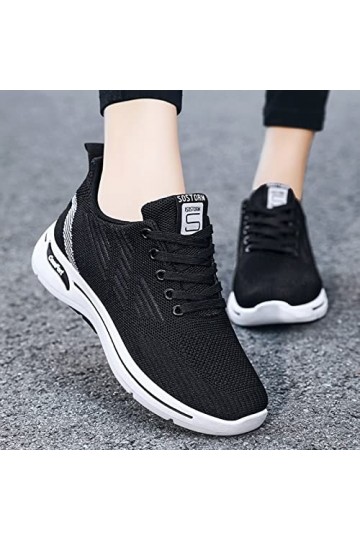 Baskets Femme Baskets Course Sport Sport Casual Gym Mesh Mode Imperméable Basket Baskets Baskets Baskets De Marche De Sport R
