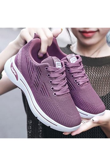 Baskets Femme Baskets Course Sport Sport Casual Gym Mesh Mode Imperméable Basket Baskets Baskets Baskets De Marche De Sport R