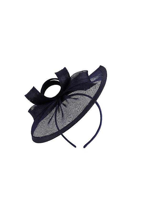 LJRPUPY Bibi de mariée avec pince à cheveux Kentucky Derby Chapeaux de fête de mariage Chapeau melon thé couvre-chef pour fem