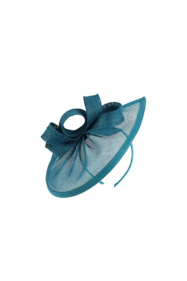 LJRPUPY Bibi de mariée avec pince à cheveux Kentucky Derby Chapeaux de fête de mariage Chapeau melon thé couvre-chef pour fem