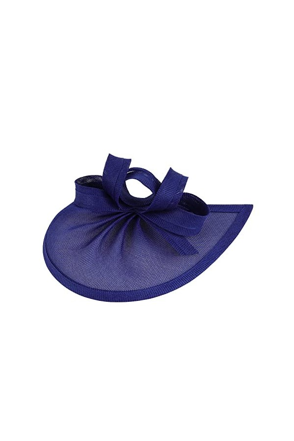 LJRPUPY Bibi de mariée avec pince à cheveux Kentucky Derby Chapeaux de fête de mariage Chapeau melon thé couvre-chef pour fem