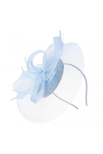 FOMIYES Fascinateurs Chapeau Maille Fleur Rubans Sur Bandeau Thé Fête Chapeaux Cocktail Voile Coiffure Pour Femmes Filles Mar