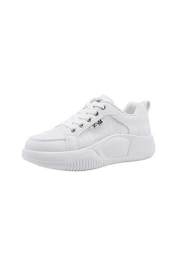 Baskets Femmes été Conseil étudiant coréen Chaussures de Sport Femme Semelle épaisse Chaussures en Maille Chaussures Mode 52