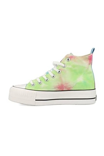 British Knights Femme Kaya Mid Basket, Violet à Carreaux, 38 EU