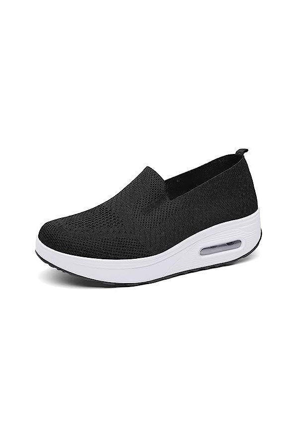 Femmes Minceur Chaussures Taille 35-42eu Marche Baskets Plate-Forme Chaussures Poids Air Léger Engrener Elastic Sports en Yog
