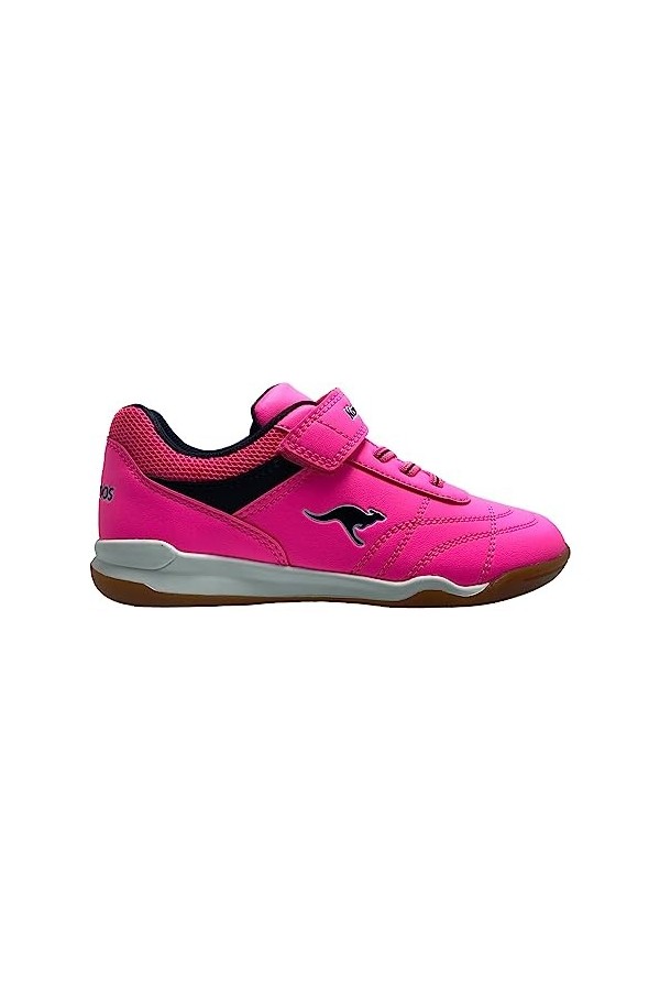 KangaROOS Femme K-highyard EV Basket, Rose Fluo, Noir de Jais, 37 EU