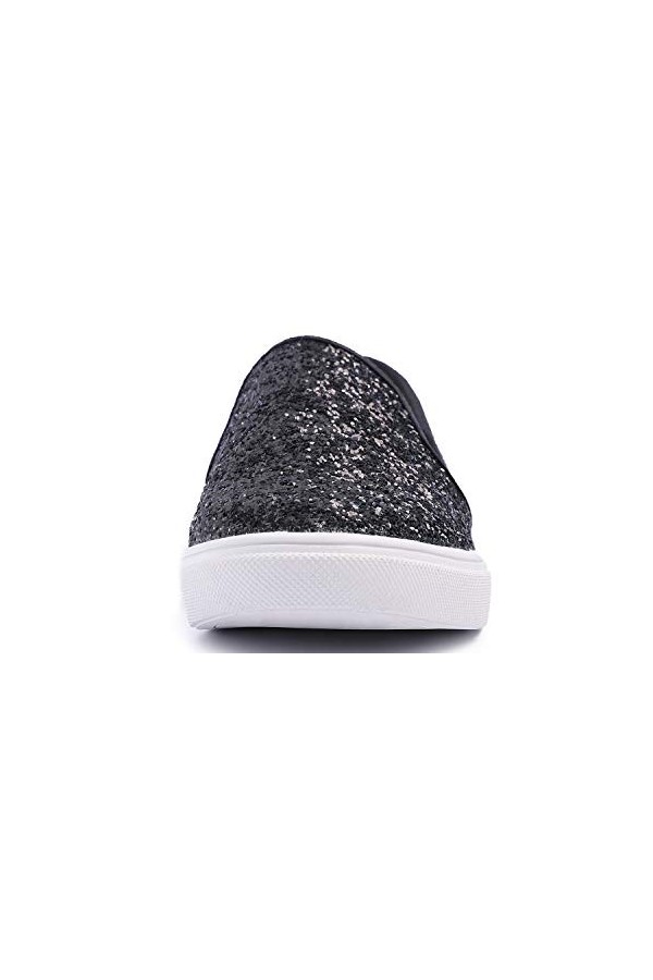 Feversole Womens Fashion Slip-on Sneaker, Glisser sur La Baskets Mode pour Femmes