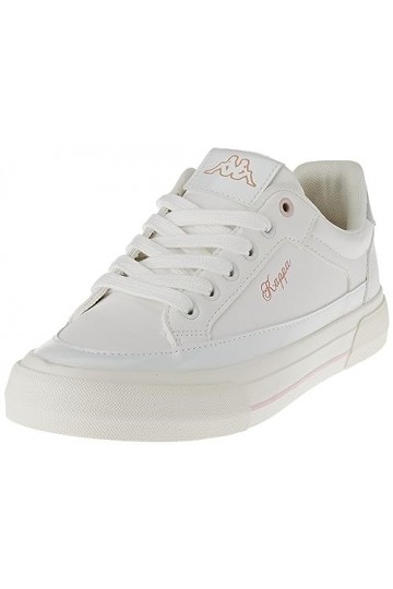 Kappa Femme MIA WO Basket, Blanc/Rose, 41 EU