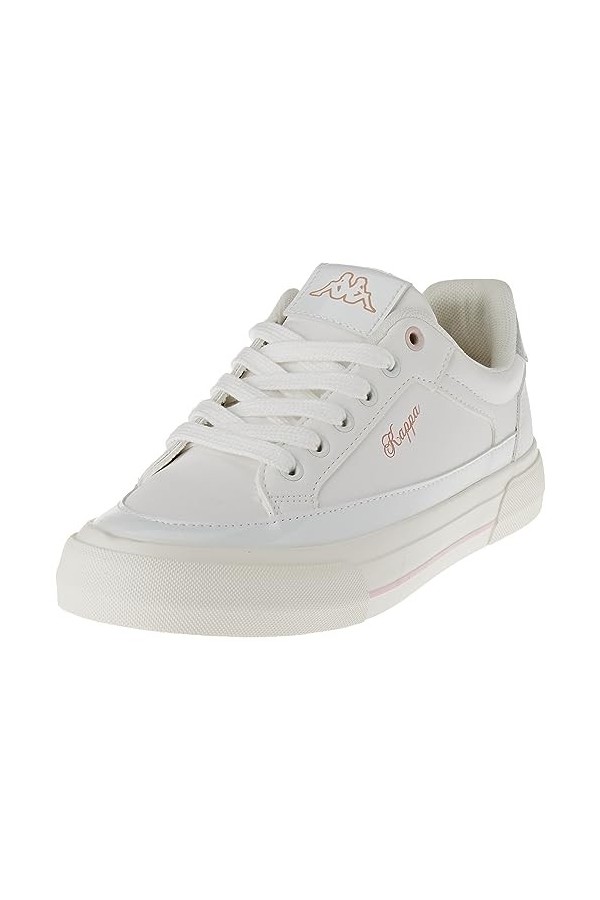 Kappa Femme MIA WO Basket, Blanc/Rose, 41 EU