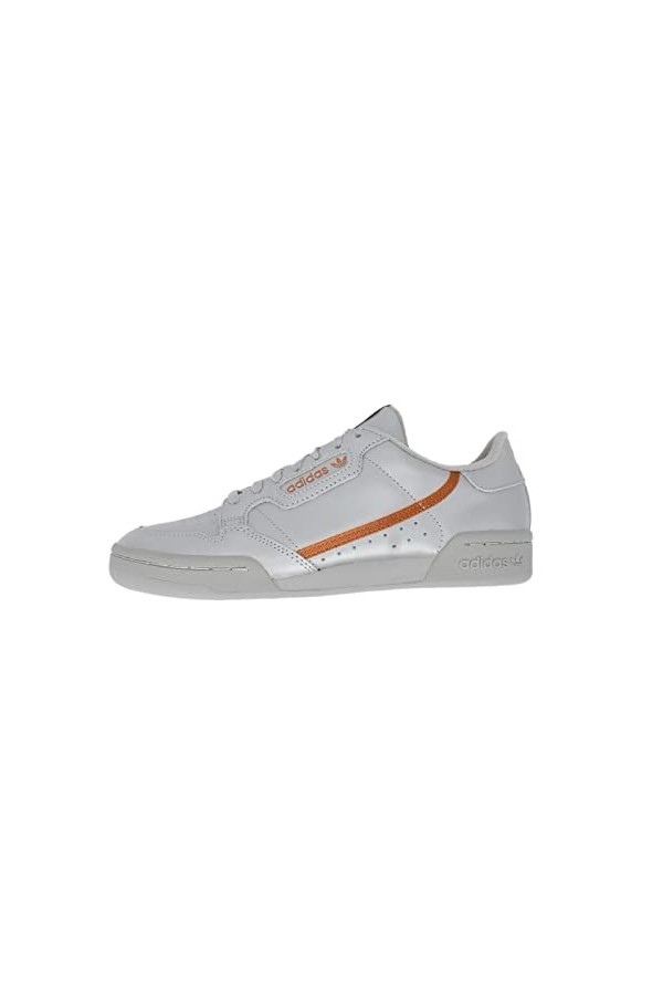 adidas Continental 80 W Basket Mode Femme Argent, 36 2/3