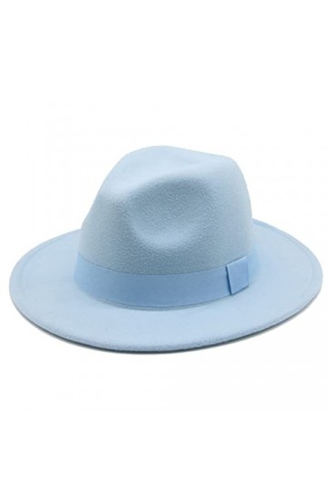 FuMeiAo Chapeau Fedora pour femmes, chapeaux dhiver pour femmes, bande de ruban, chapeau pour hommes, chapeau à large bord, 