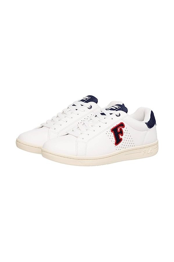 FILA Femme Crosscourt 2 Nt Patch WMN Basket, White Pale Mauve, 39 EU