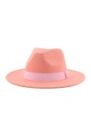 FuMeiAo Chapeau Fedora pour femmes, chapeaux dhiver pour femmes, bande de ruban, chapeau pour hommes, chapeau à large bord, 