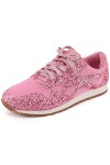 Pradize Baskets avec Paillettes Brillantes Roses 38 