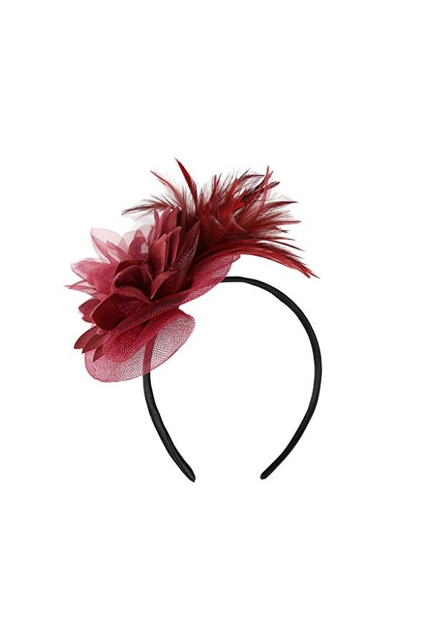 Chapeau de bibi pour femme - Accessoire de coiffure - Pour femme - Accessoire de coiffure pour léglise, Halloween, cocktail,