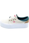 DC Shoes Femme Plateforme Trase Basket, Noir/Blanc, 36 EU