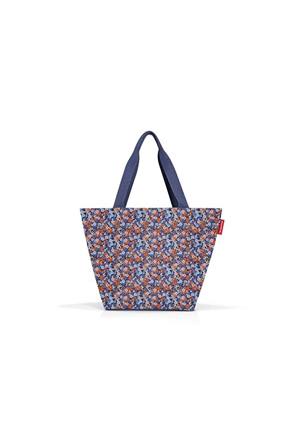 reisenthel shopper - Sac de shopping spacieux et sac à main élégant en un - En matériau hydrofuge, Couleur:viola blue