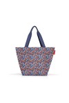 reisenthel shopper - Sac de shopping spacieux et sac à main élégant en un - En matériau hydrofuge, Couleur:viola blue