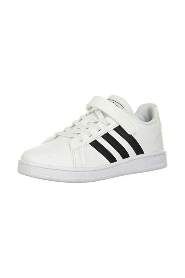 adidas Mixte enfant Grand Court C Sneakers, Blanc Cloud White Copper Met Light Granite, 29 EU