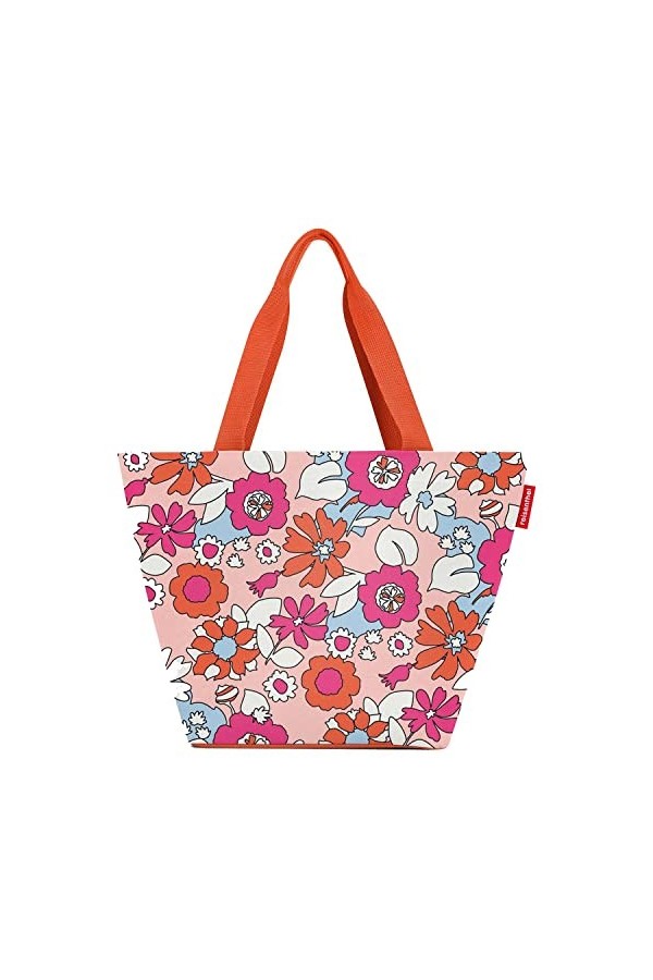 reisenthel shopper - Sac de shopping spacieux et sac à main élégant en un - En matériau hydrofuge, Couleur:viola blue