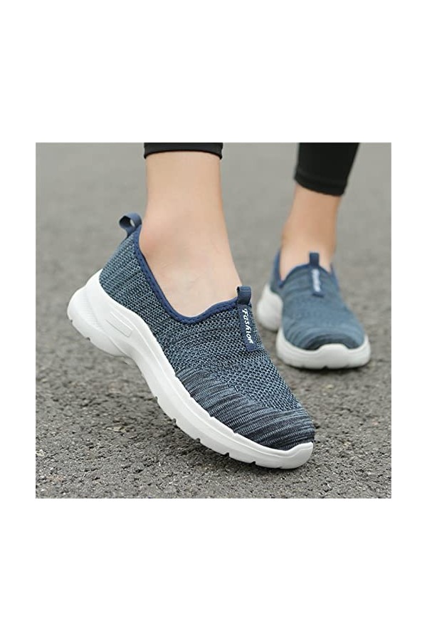 Chaussures Cuir Noir Baskets Mode Femmes Baskets Confort Femmes Chaussures décontractées Femmes Gris Couleur Chaussures de Ma