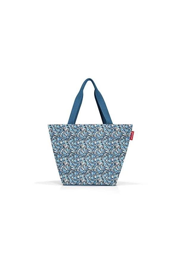 reisenthel shopper - Sac de shopping spacieux et sac à main élégant en un - En matériau hydrofuge, Couleur:viola blue