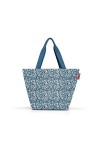 reisenthel shopper - Sac de shopping spacieux et sac à main élégant en un - En matériau hydrofuge, Couleur:viola blue