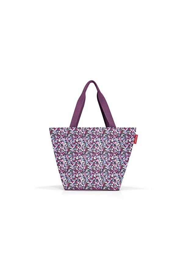 reisenthel shopper - Sac de shopping spacieux et sac à main élégant en un - En matériau hydrofuge, Couleur:viola blue