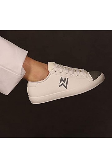 Nordways Aurelia, Basket Femme, Blanc/Gris, 36 EU