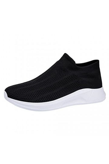 Baskets Mode Femme Sneakers Légère Running Sport Compétition Entraînement Outdoor Fashion Casual Mode LéOpard Ete Baskets Bas
