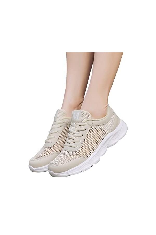 YJING Chaussures de sport pour femme - Chaussures dété - Chaussures de randonnée - Chaussures de course - Mode été - Baskets
