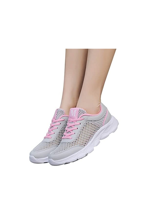 YJING Chaussures de sport pour femme - Chaussures dété - Chaussures de randonnée - Chaussures de course - Mode été - Baskets