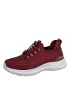 Chaussures de Sport pour Femme Légère Mode Printemps et été Femmes Baskets Sneakers Poids Léger Mouche tissé Maille Respirant
