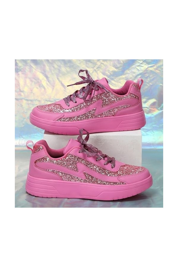 550 Baskett Femmes Confortable décontractées Nouvelles Chaussures à Plateforme pour Femmes Chaussures Basses à Lacets Plates 